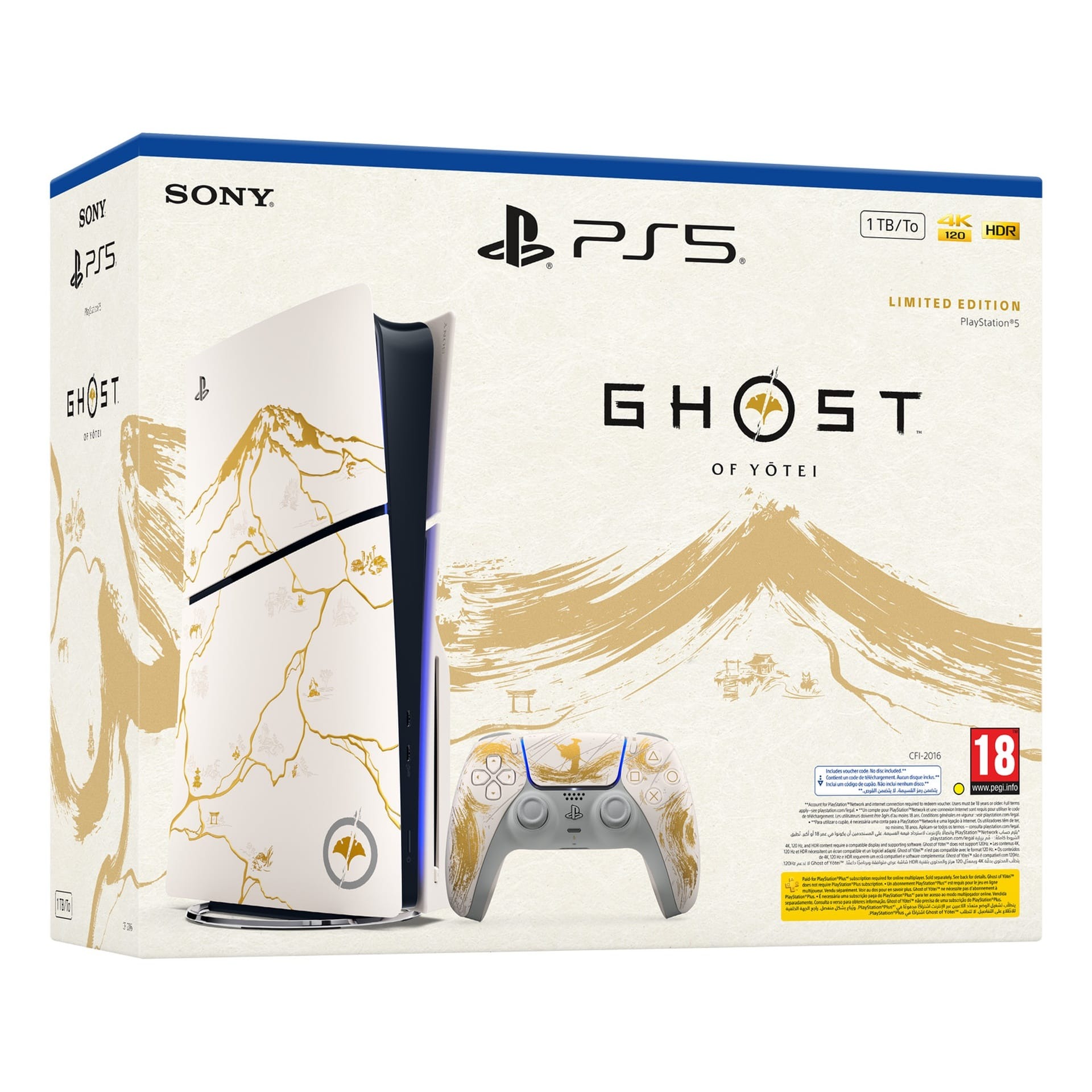 Sony PlayStation 5 Slim Ghost of Yotei Limited Edition Disc - Visilex Trading UAE